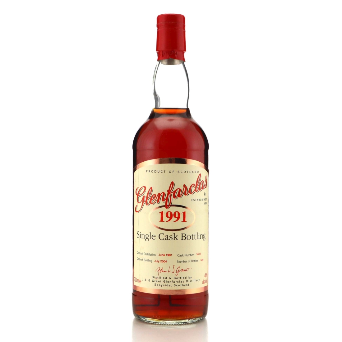 Image for Glenfarclas 1991 Single Cask #5619