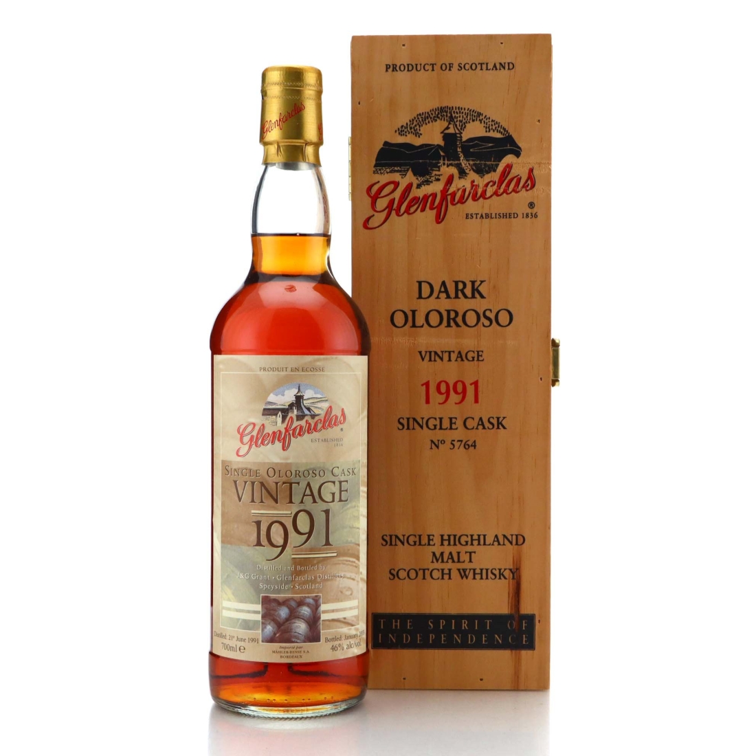 Image for Glenfarclas 1991 Single Oloroso Cask Vintage - Mähler-Besse