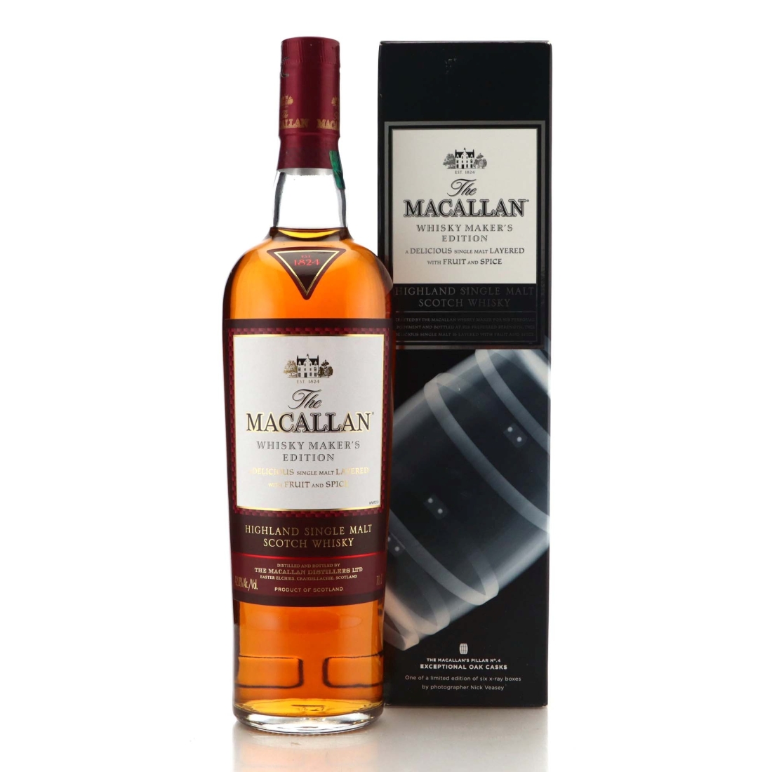 Image for Macallan Whisky Maker's Edition Nick Veasey Pillars / No.4 Exceptional Oak Casks