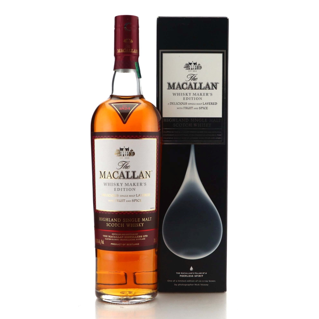 Image for Macallan Whisky Maker's Edition Nick Veasey Pillars / No.6 Peerless Spirit