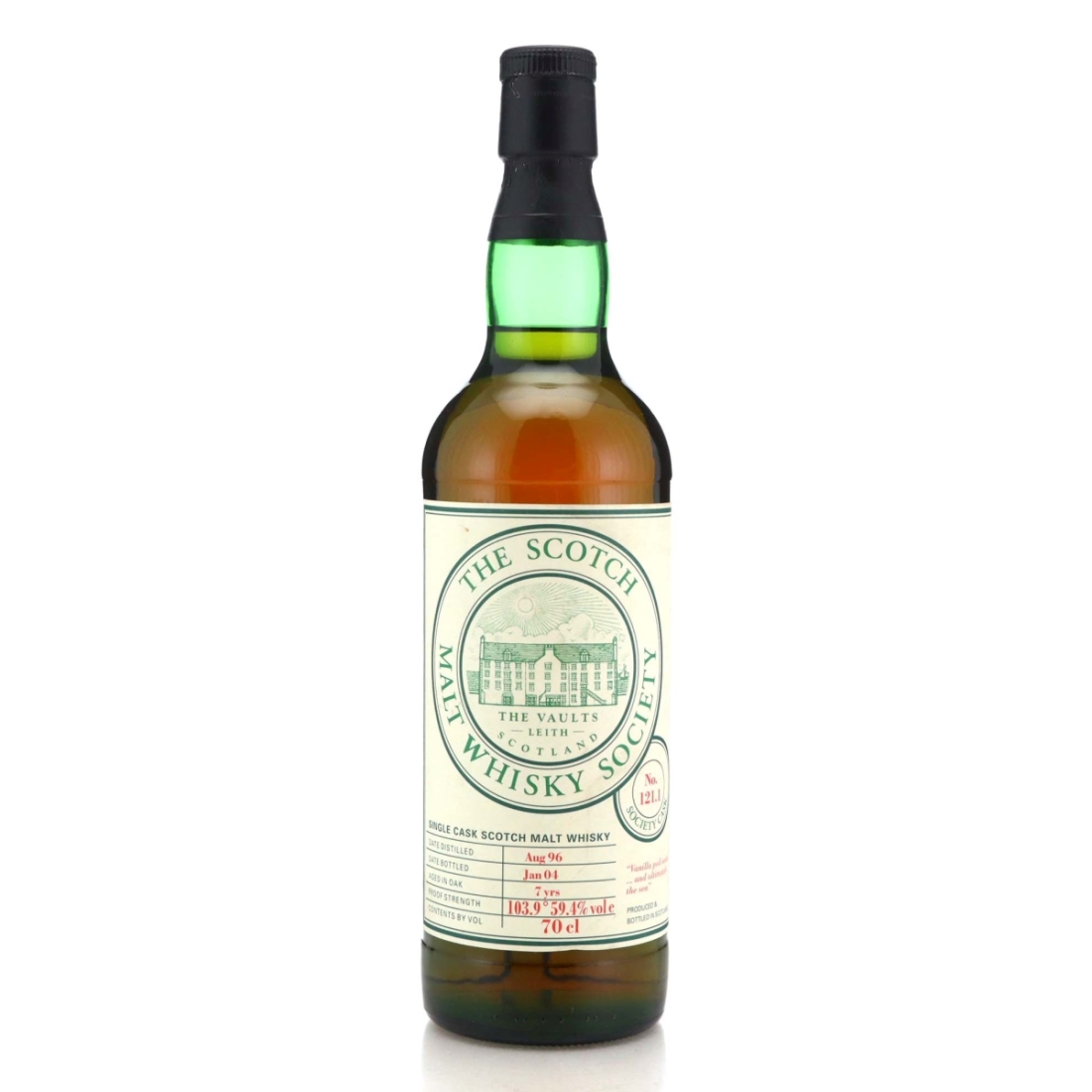 Image for Arran 1996 SMWS 7 Year Old 121.1 - Vanilla pod seeds...and ultimately the sea