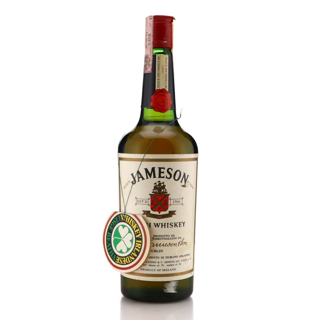 Image for Jameson Irish Whiskey 1980s / Soffiantino Import