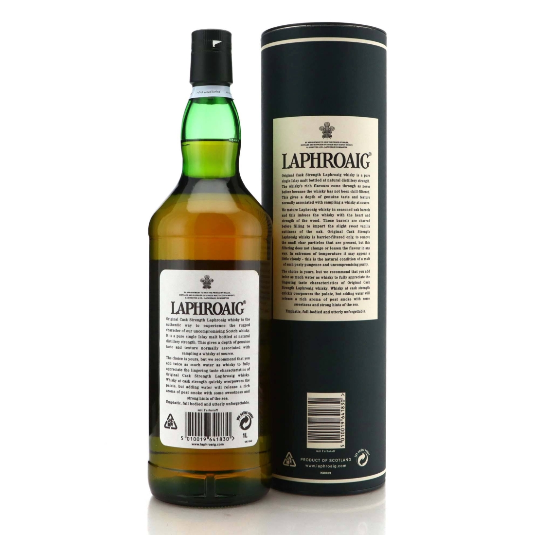 Image for Laphroaig 10 Year Old Original Cask Strength - 55.7%