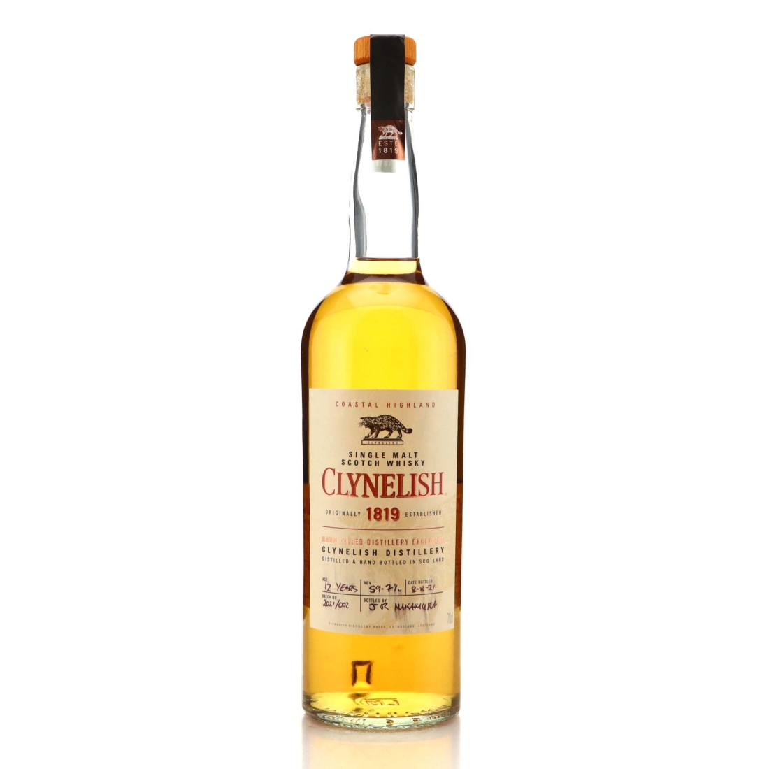 Image for Clynelish 12 Year Old Hand Filled Batch #2021/002