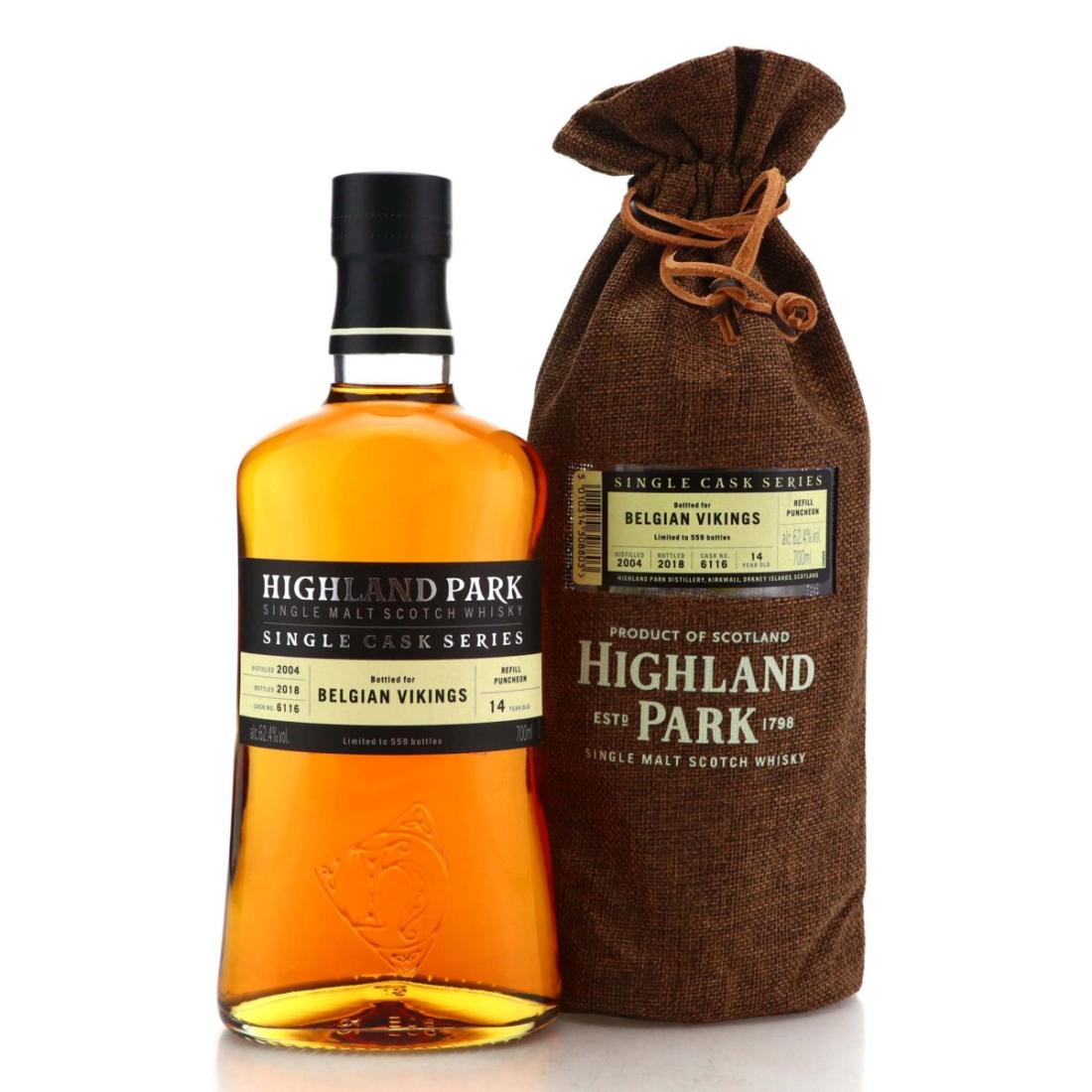 Highland Park 2004 Single Cask 14 6116 Belgian Vikings
