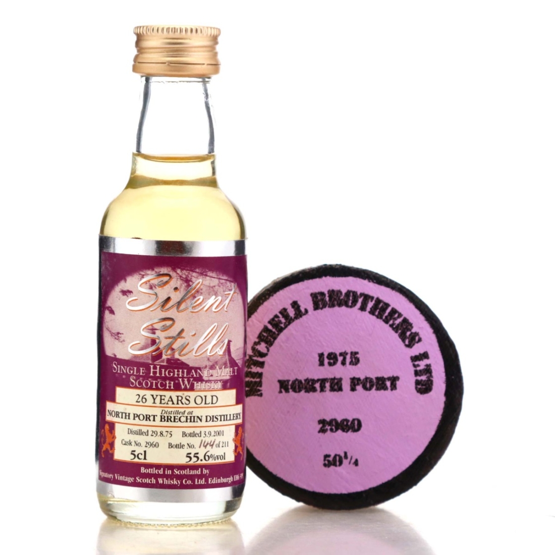 Image for North Port-Brechin 1975 Signatory Vintage 26 Year Old Miniature - Silent Stills