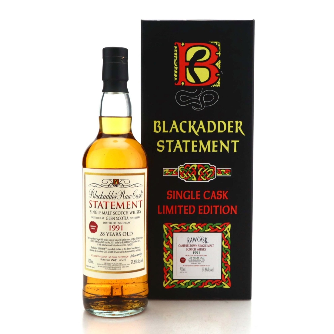 Image for Glen Scotia 1991 Blackadder 28 Year Old - Raw Cask
