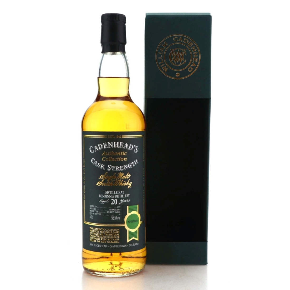 Image for Benrinnes 1997 Cadenhead's Authentic Collection 20 Year Old