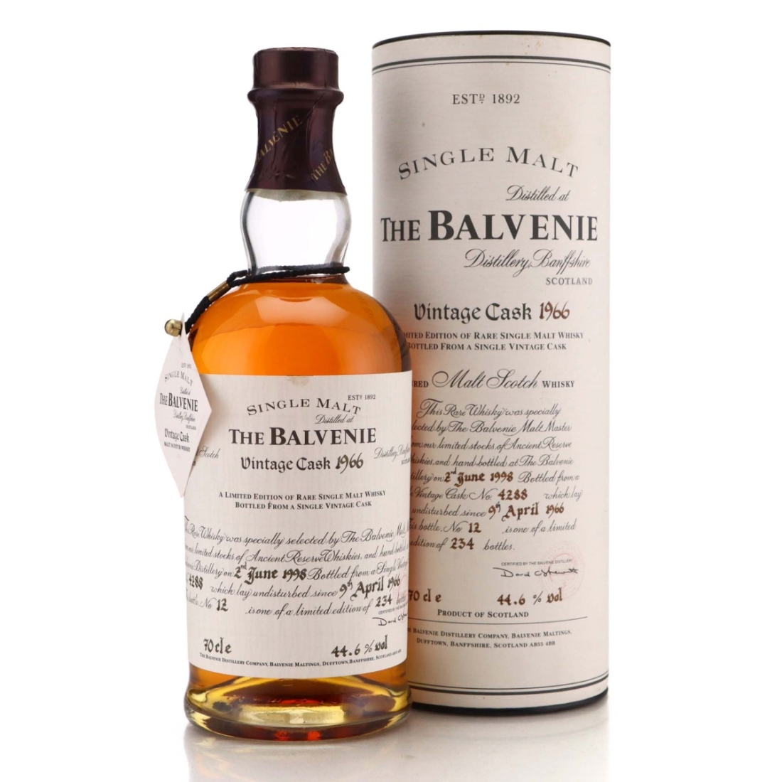 Image for Balvenie 19766 Vintage Cask