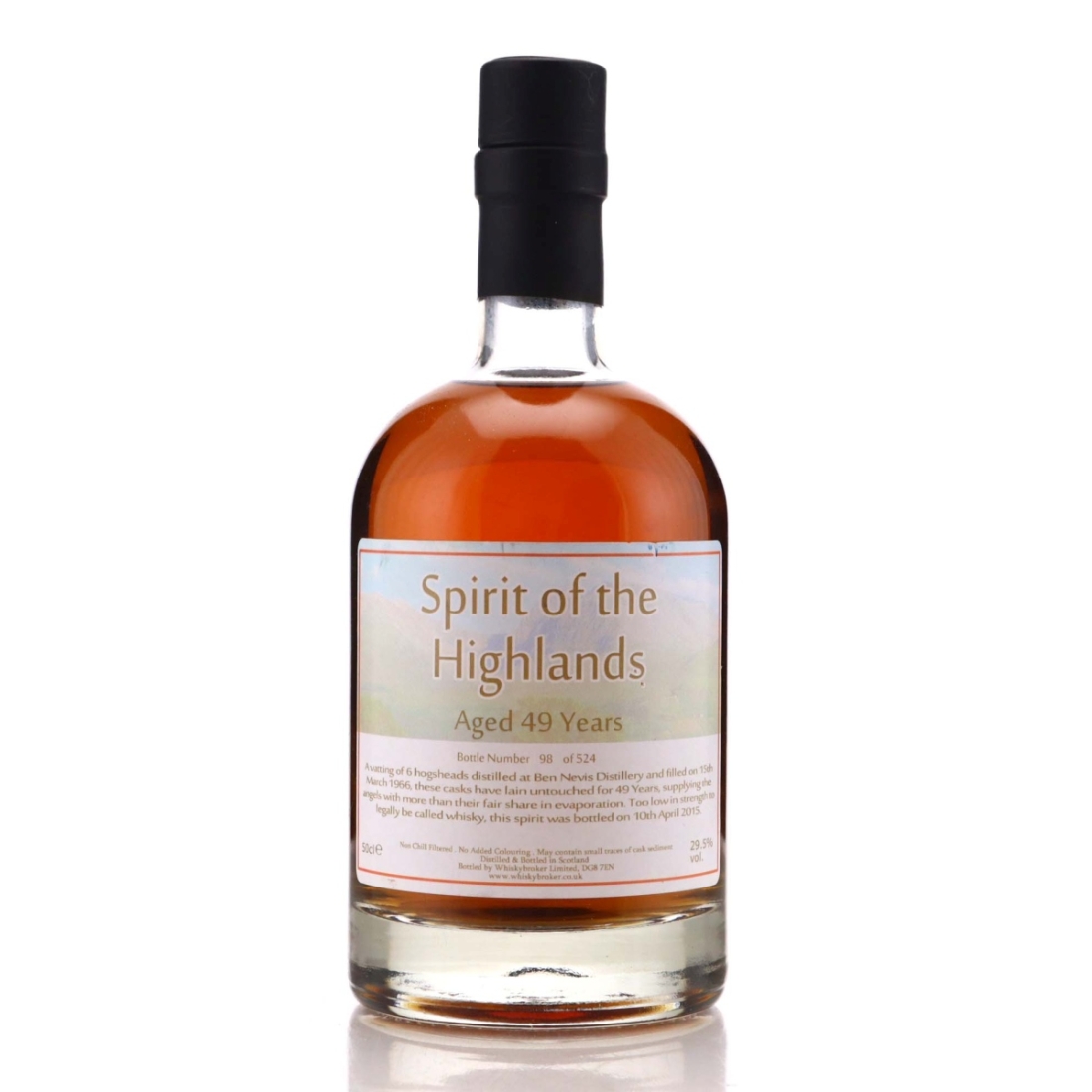 Image for Ben Nevis 1966 Spirit of the Highlands 49 Year Old
