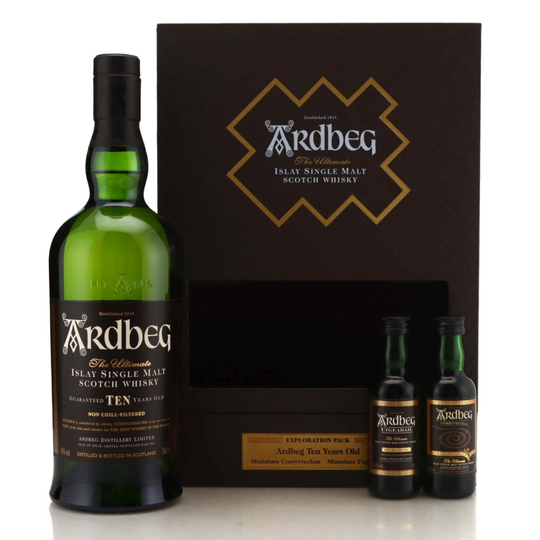 Image for Ardbeg 10 Year Old Gift Set with Uigeadail and Corryvreckan Miniatures