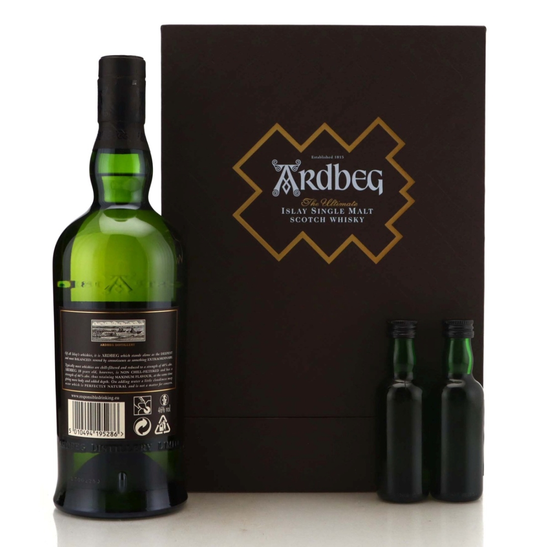 Image for Ardbeg 10 Year Old Gift Set with Uigeadail and Corryvreckan Miniatures