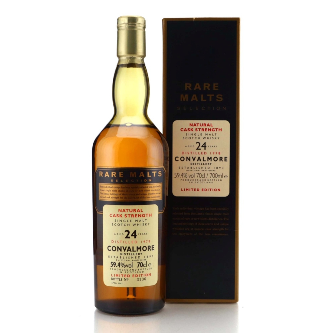 Image for Convalmore 1978 Rare Malts Selection 24 Year Old