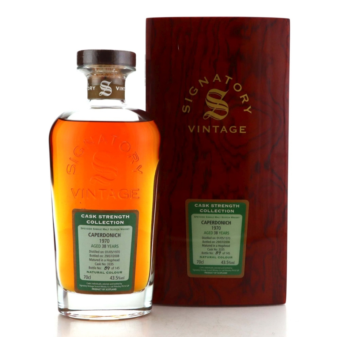 Image for Caperdonich 1970 Cask Strength Collection 38 Year Old