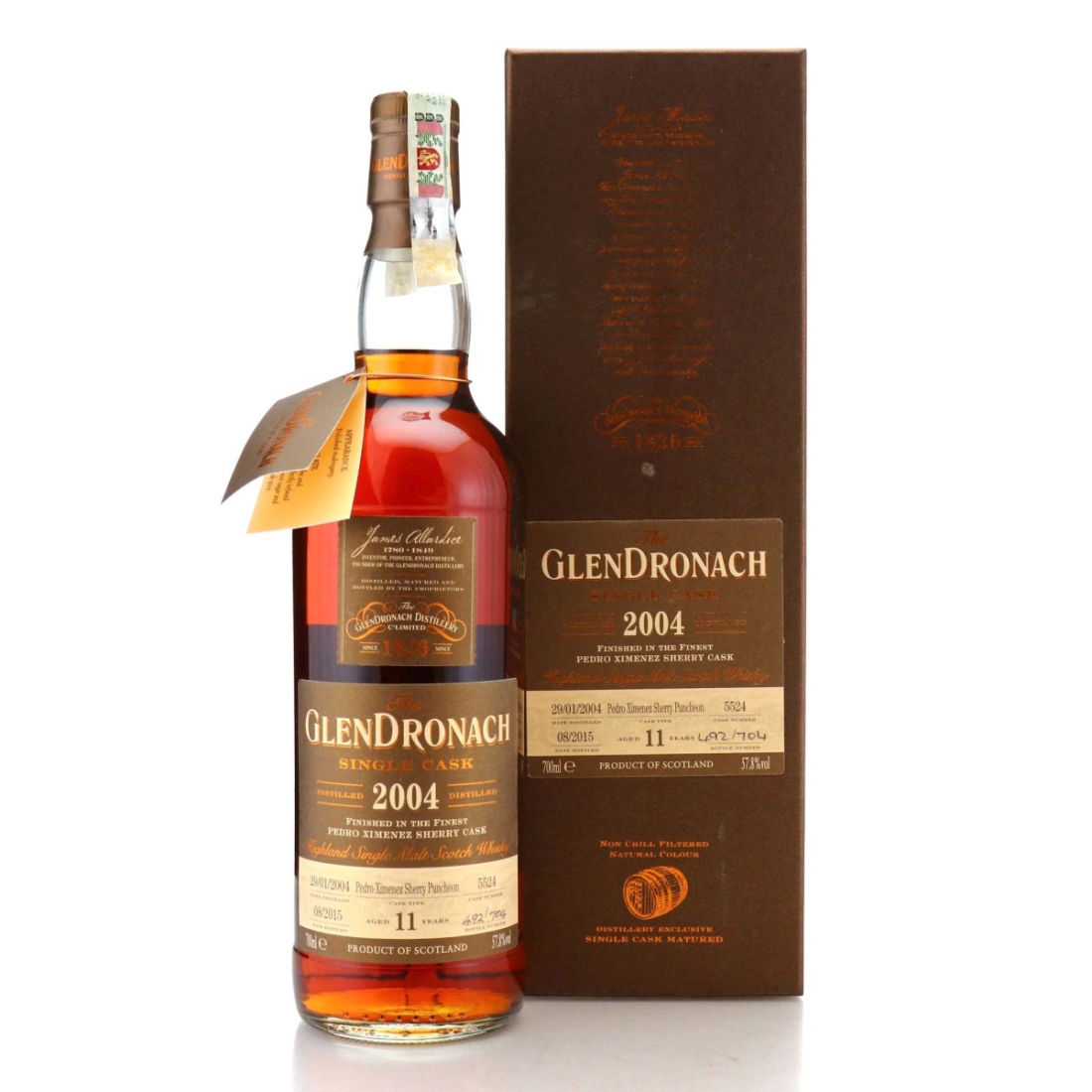Image for Glendronach 2004 Single Cask 11 Year Old #5524 - Batch 12
