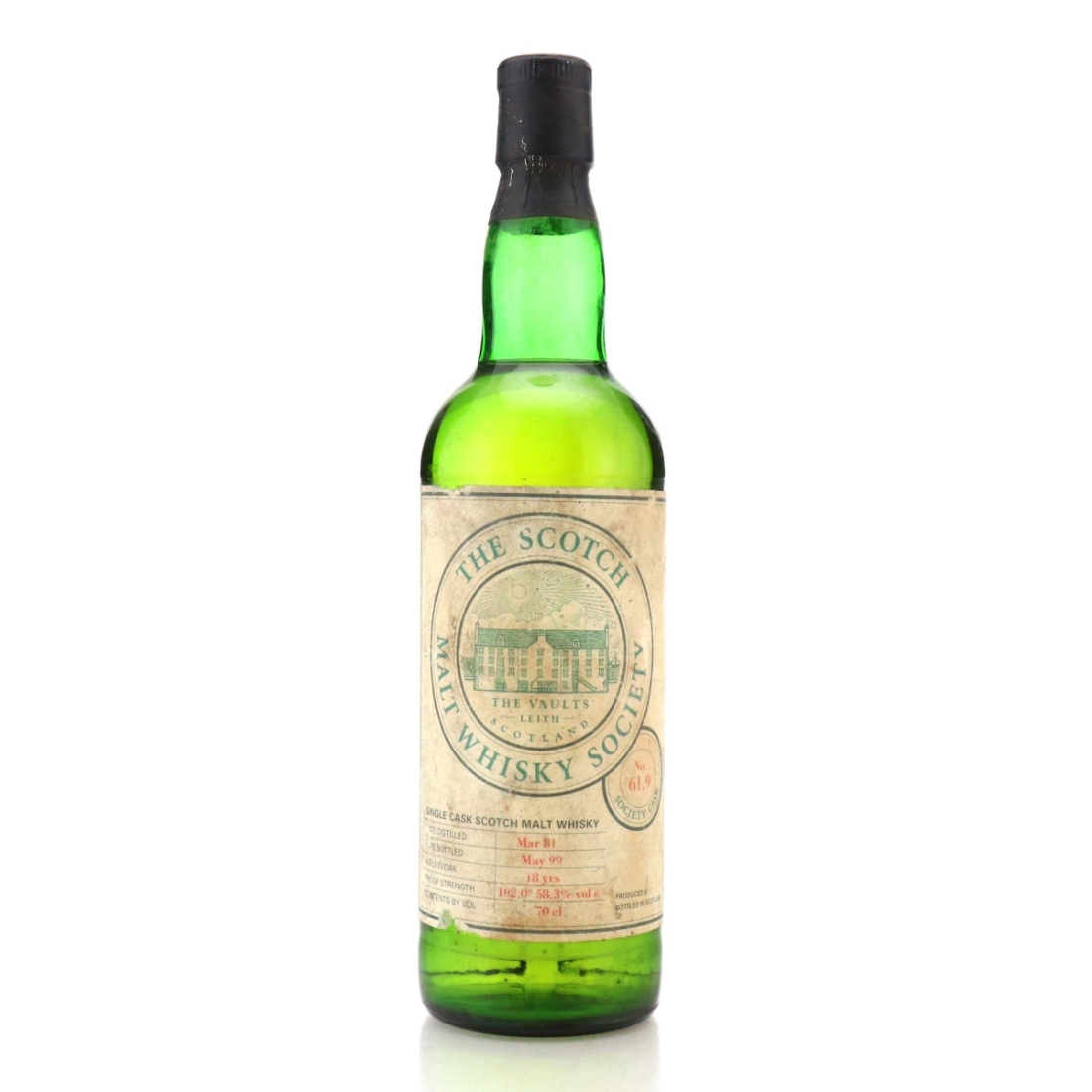 Image for Brora 1981 SMWS 18 Year Old 61.9 - Crepe bandages and lavender oil