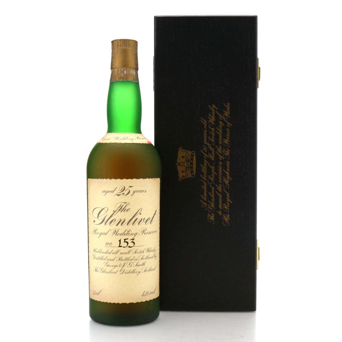 Glenlivet 25 Royal Wedding Reserve 1981