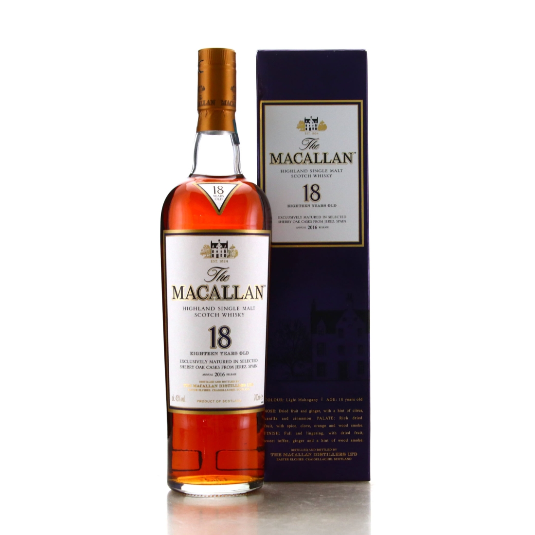 Image for Macallan 18 Year Old 2016 Release
