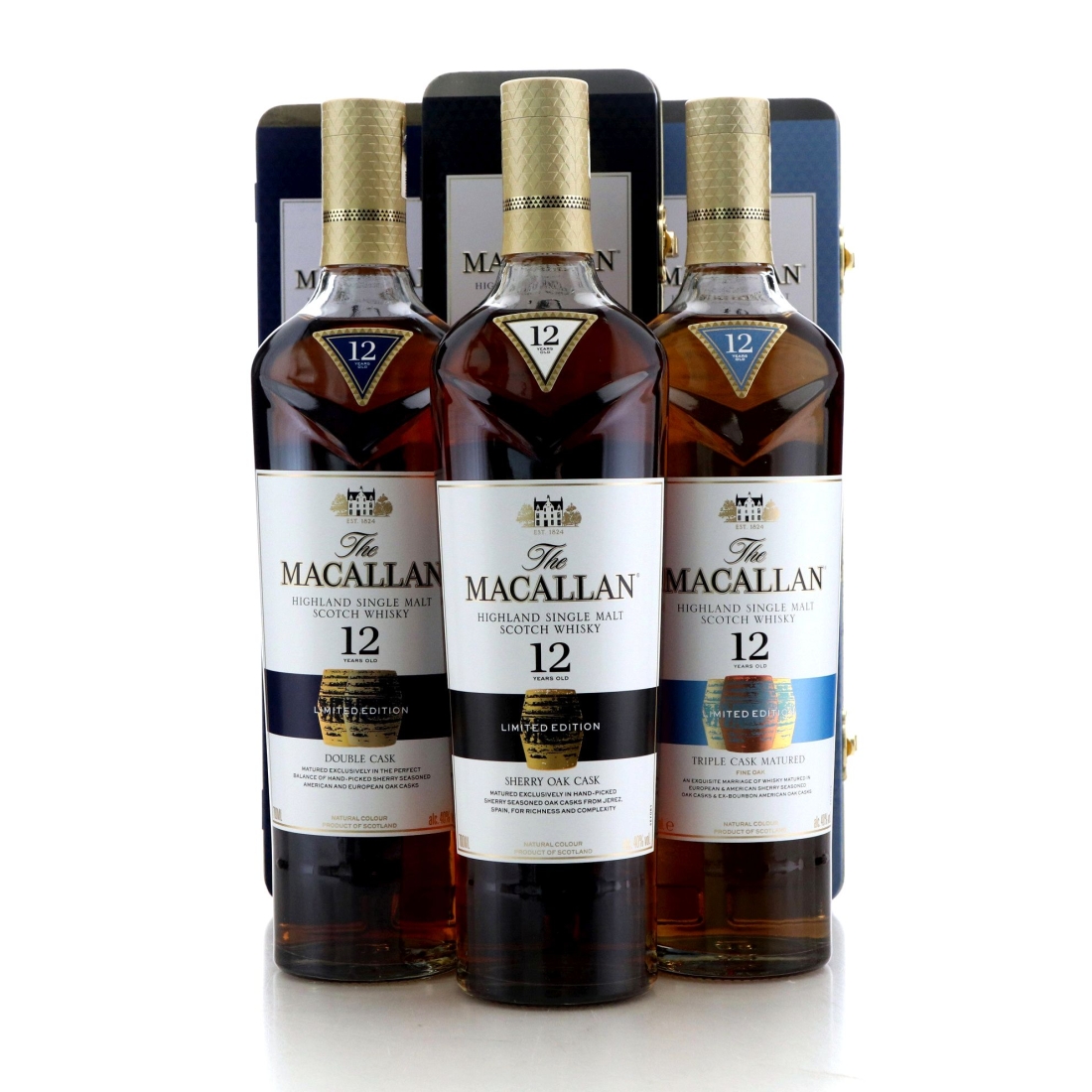 Image for Macallan 12 Year Old Limited Edition x 3