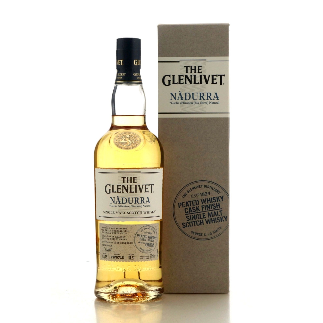 Image for Glenlivet Nadurra Peated Whisky Cask Finish Batch #PW0715