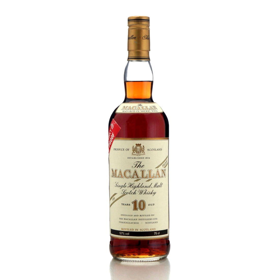 Image for Macallan 10 Year Old 100 Proof 1980s