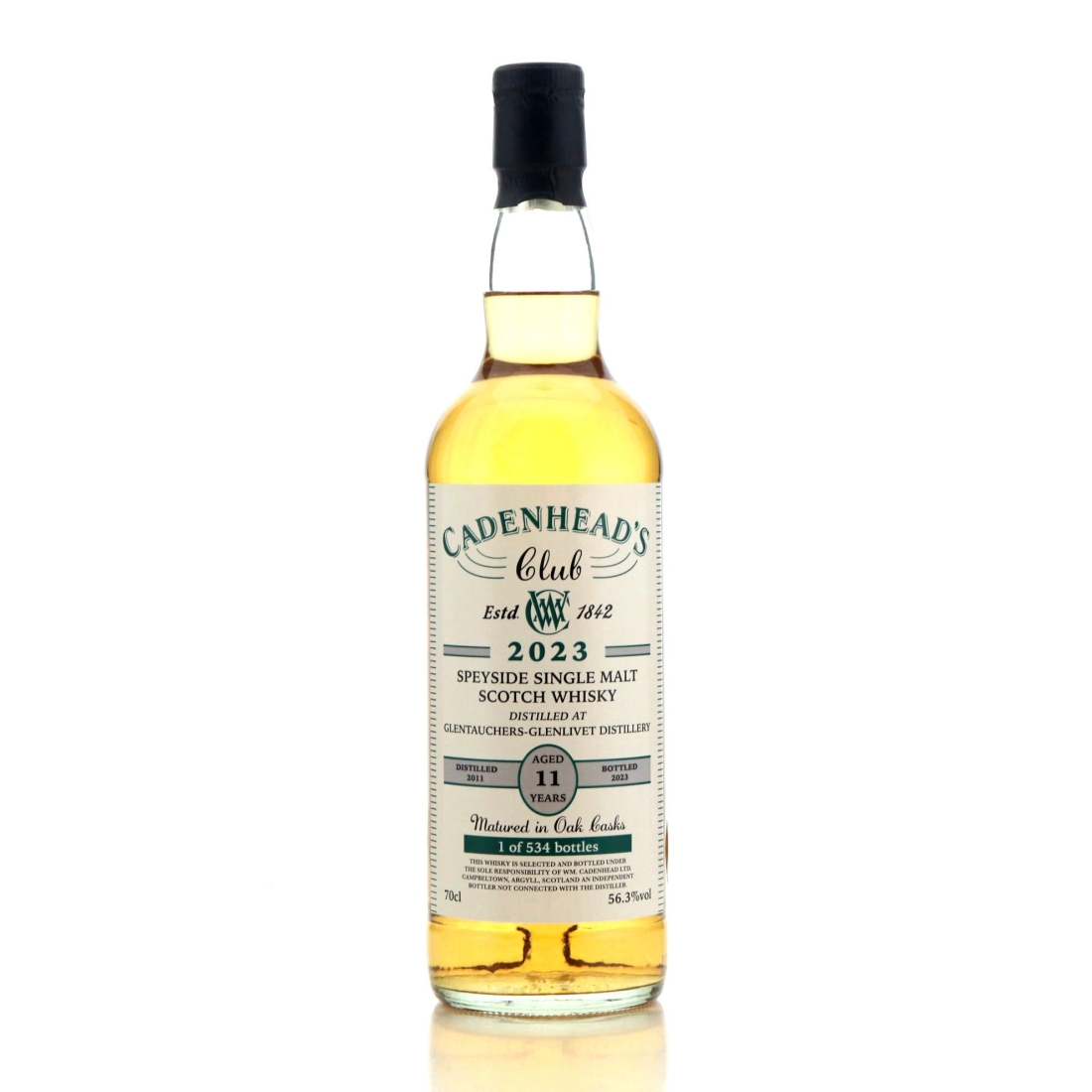 Image for Glentauchers 2011 Cadenhead's Club 11 Year Old