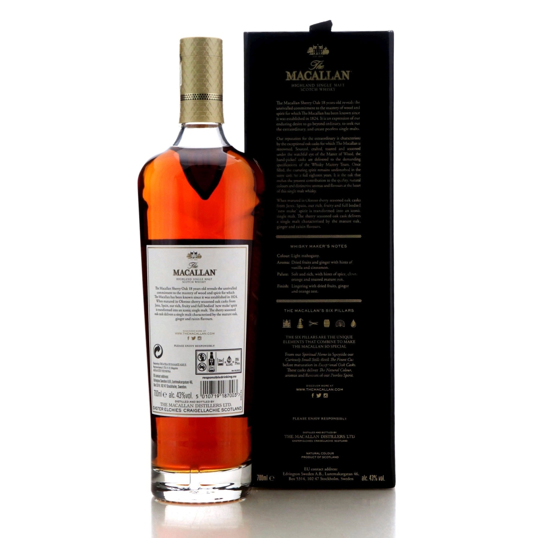 Image for Macallan Sherry Oak Cask 18 Year Old Annual 2022 Release