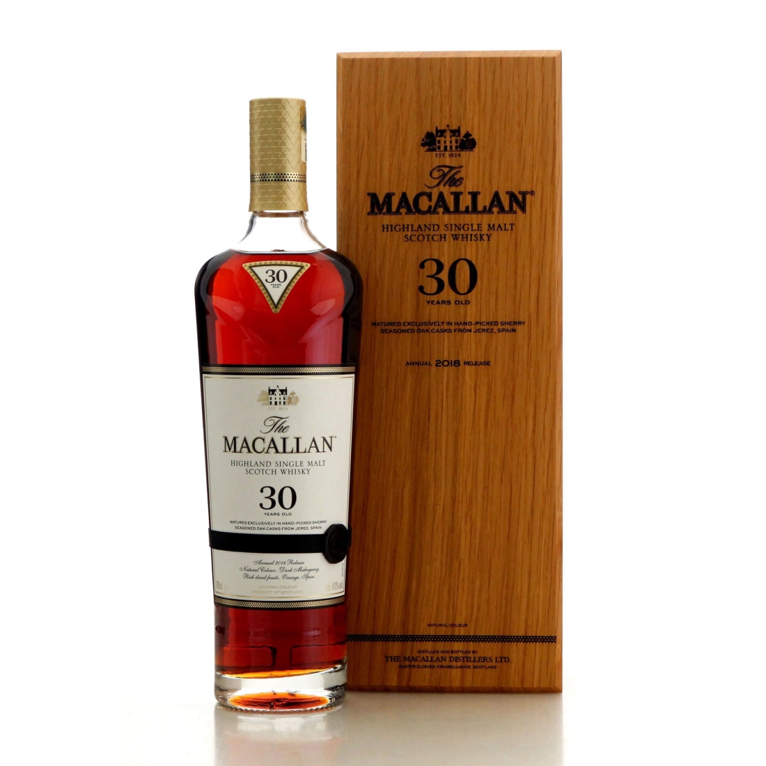 Image for Macallan 30 Year Old Sherry Oak 2018 Release
