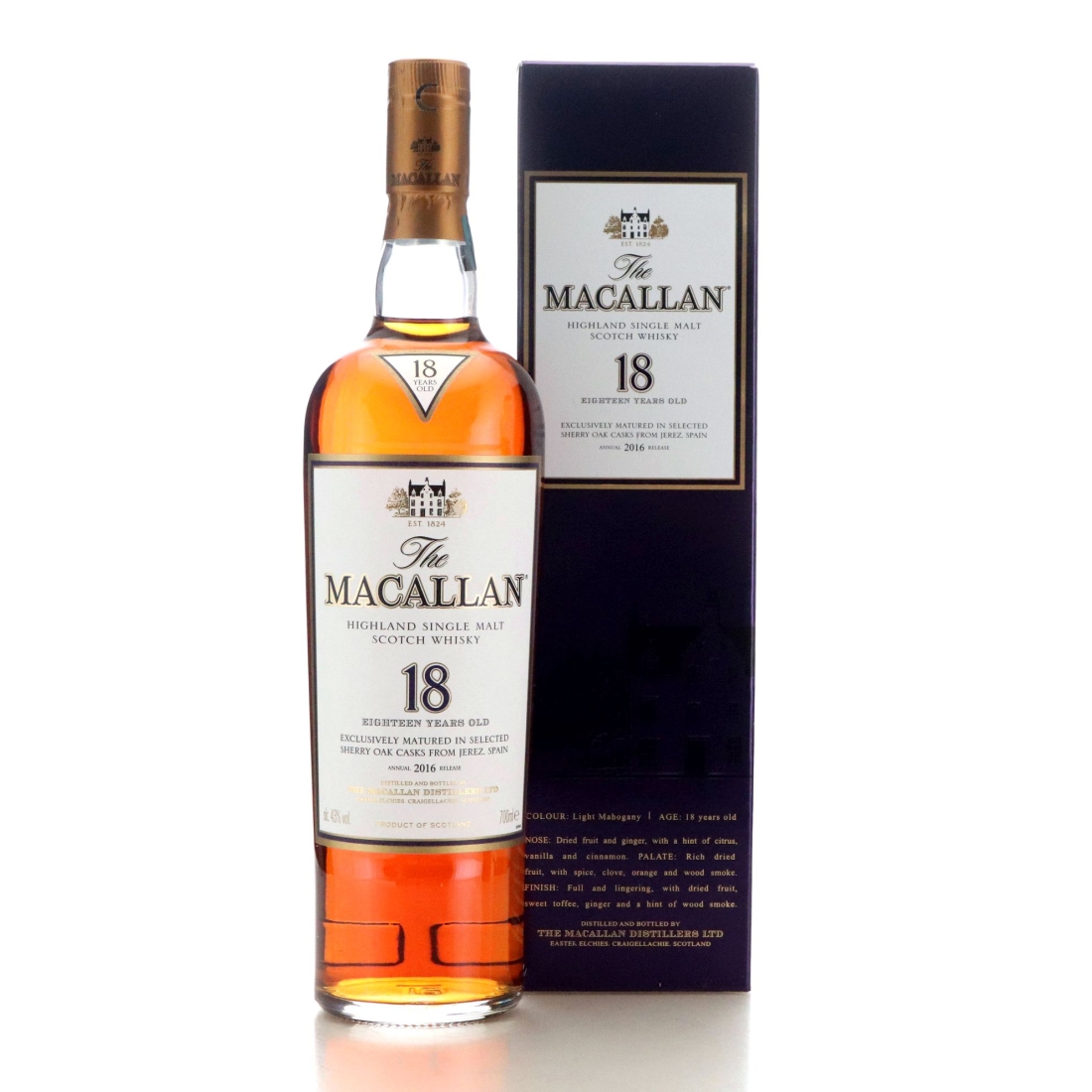 Image for Macallan 18 Year Old Annual 2016 Release