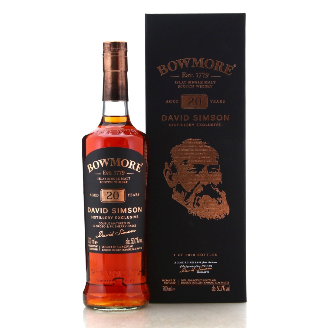 Image for Bowmore David Simson 20 Year Old