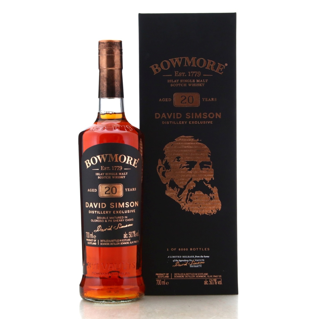 Image for Bowmore David Simson 20 Year Old
