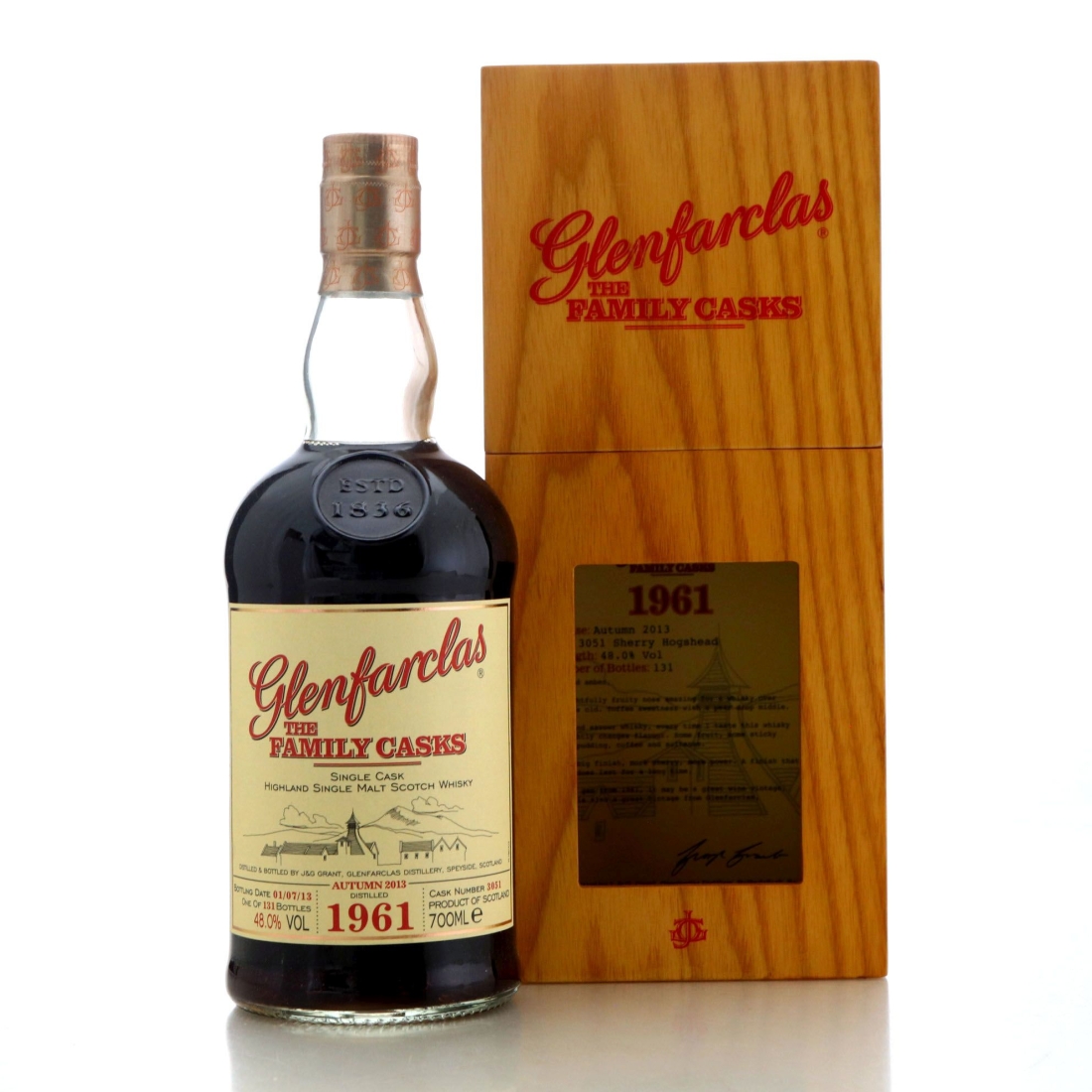 Image for Glenfarclas 1961 Family Cask - Autumn 2013