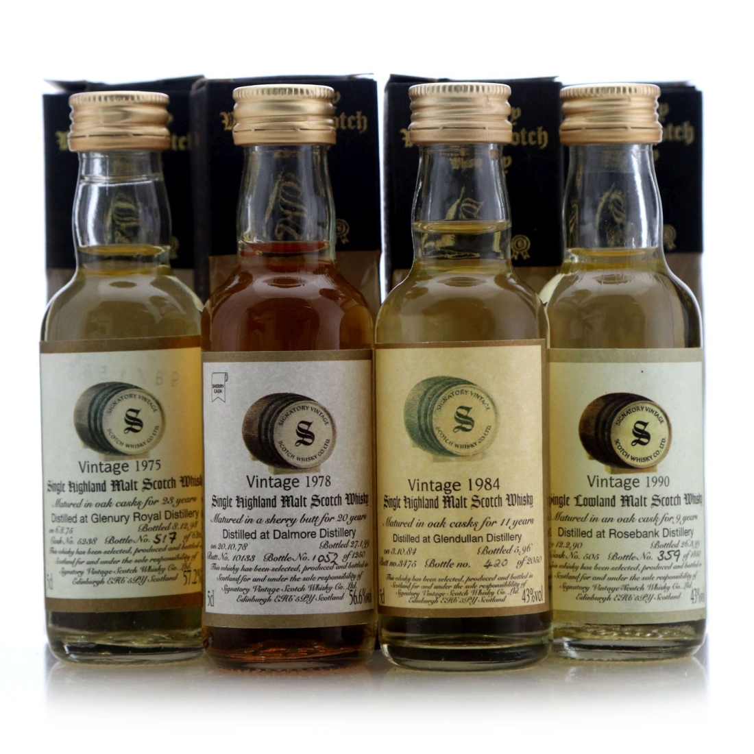 Image for Single Malt Miniature x 4