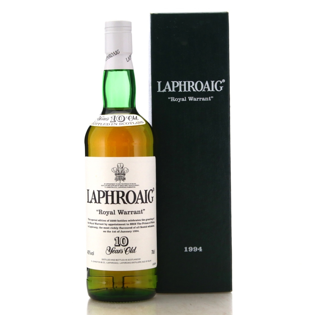 Image for Laphroaig Royal Warrant 10 Year Old
