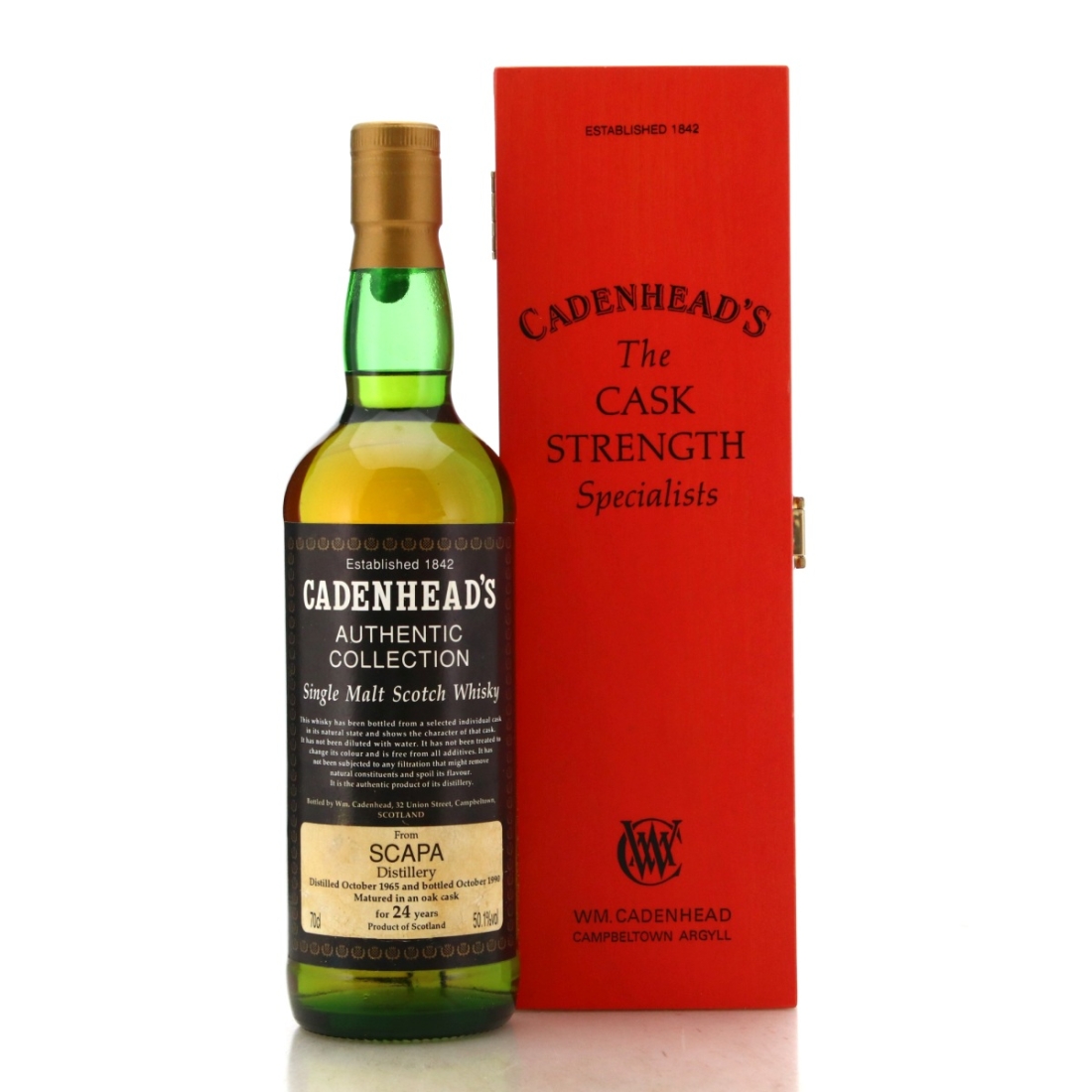 Image for Scapa 1965 Cadenhead's Authentic Collection 24 Year Old