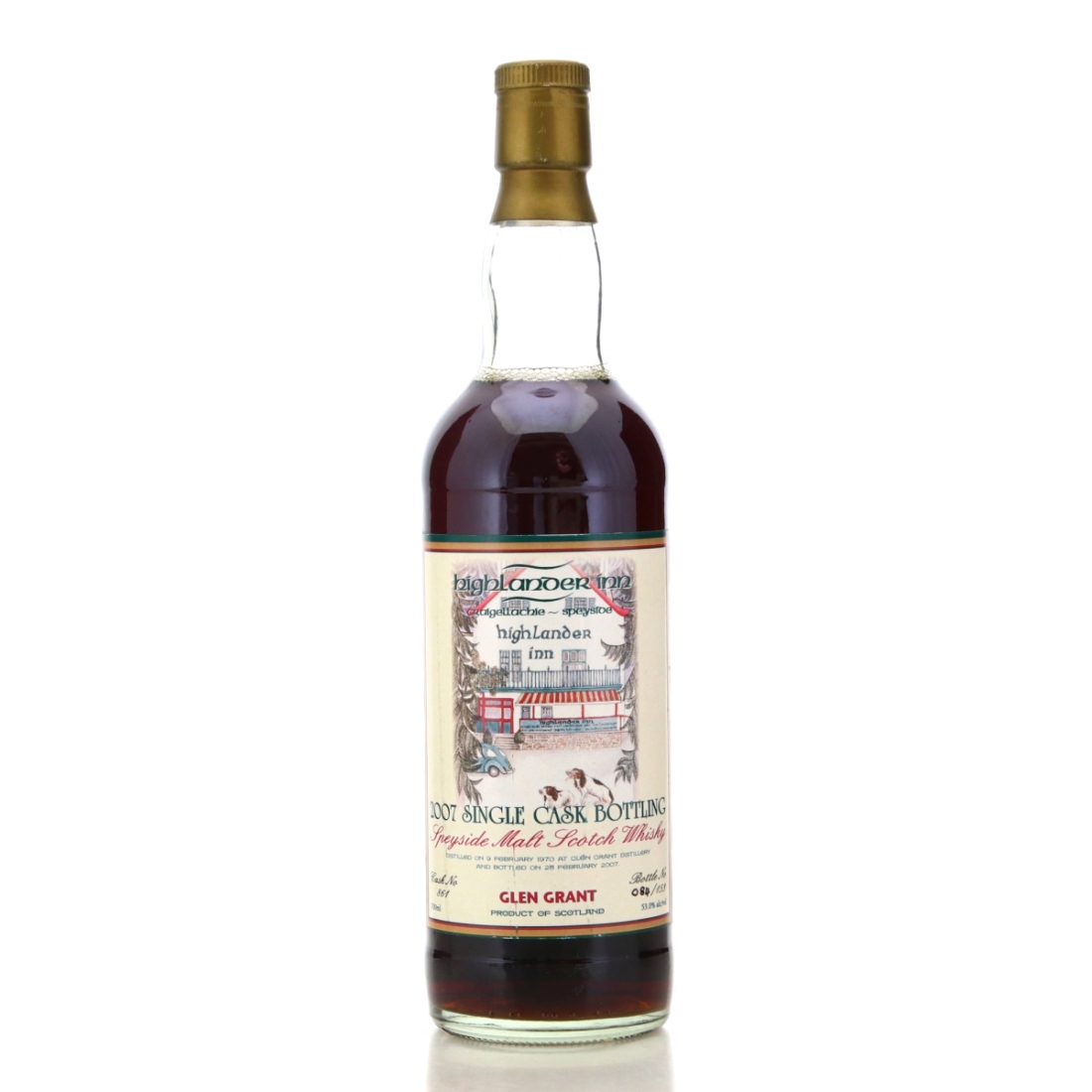 Image for Glen Grant 1970 Highlander Inn Single Cask 37 Year Old