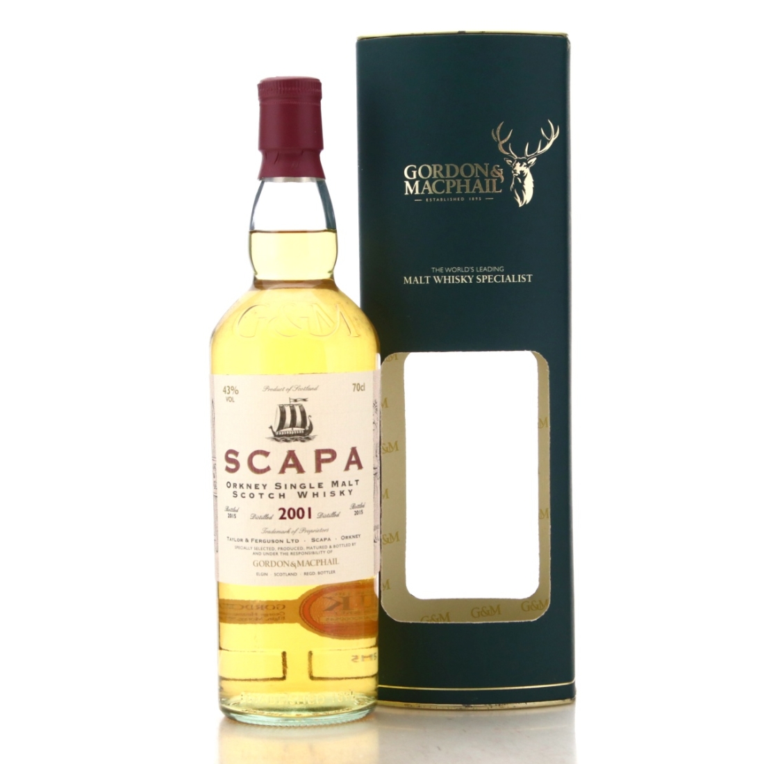 Image for Scapa 2001 Gordon and MacPhail bottled 2015