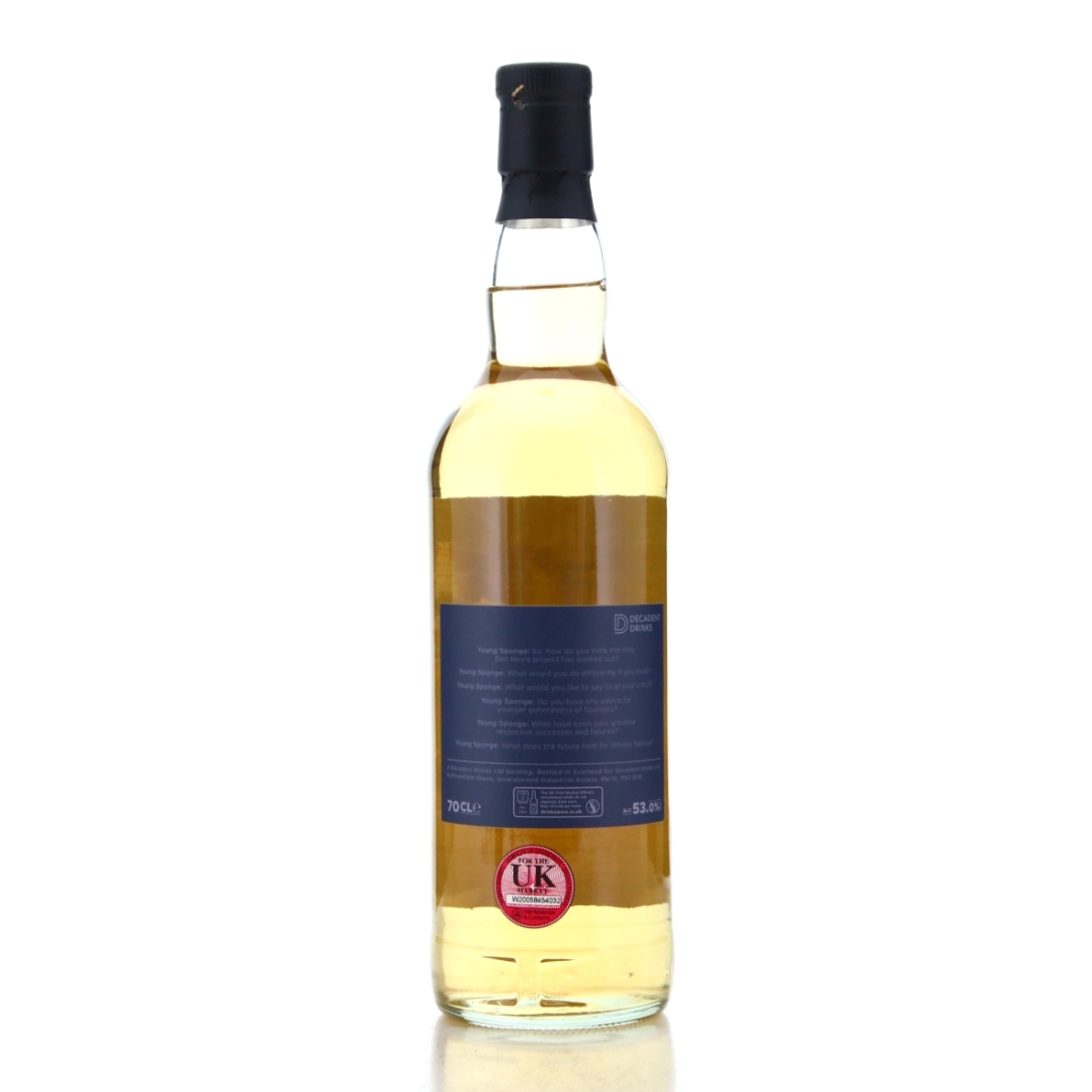 Image for Ben Nevis 1996 Whisky Sponge 25 Year Old Edition No.58A