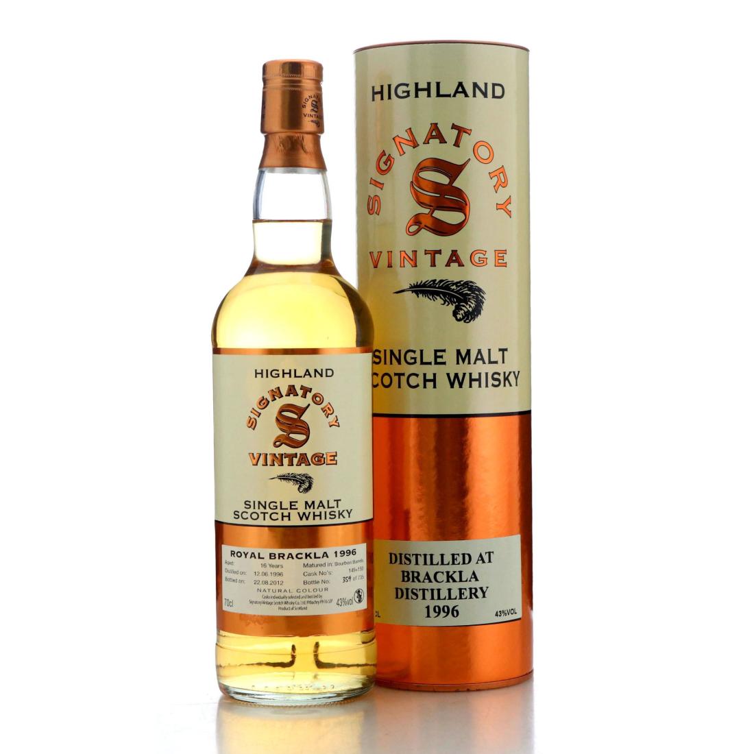 Royal Brackla 1996 Signatory Vintage 16