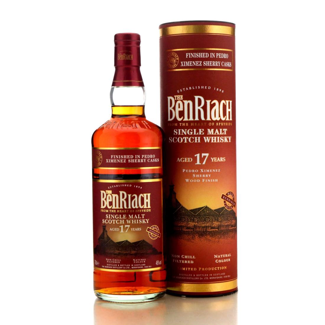 Benriach 17 Finished In Pedro Ximnez Sherry Casks