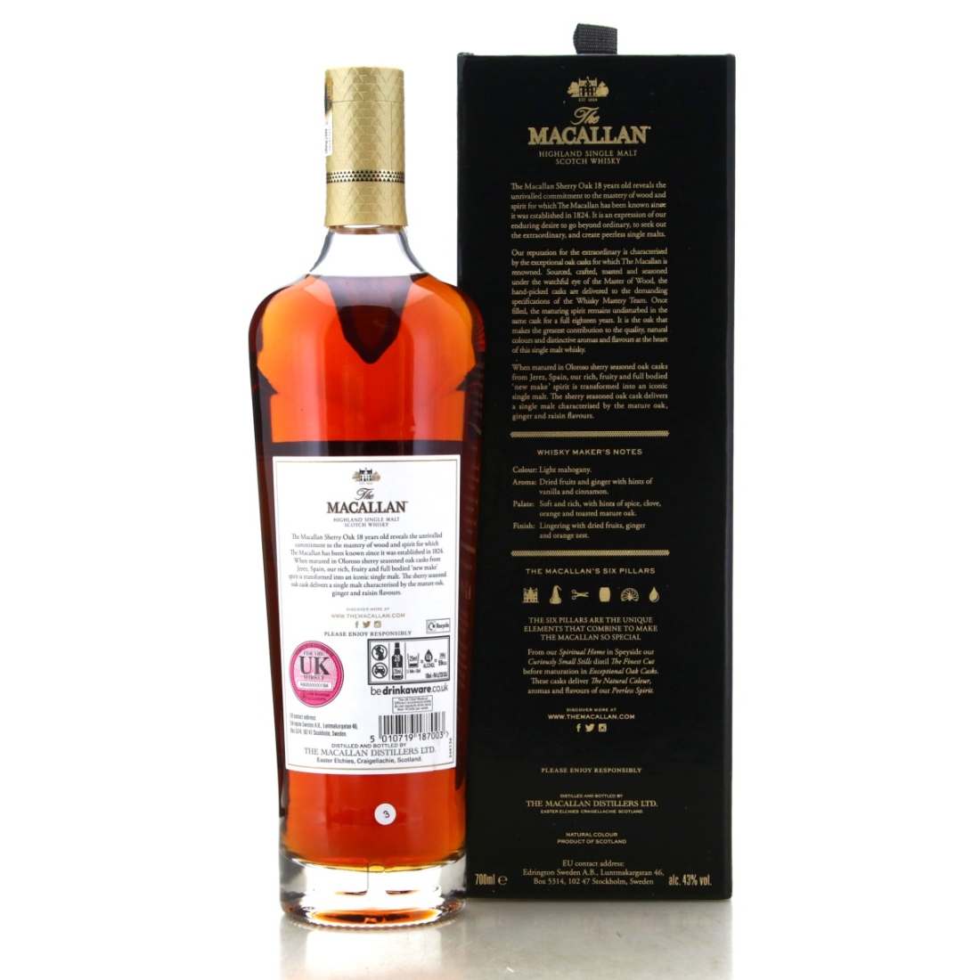 Image for Macallan Sherry Oak Cask 18 Year Old Annual 2022 Release