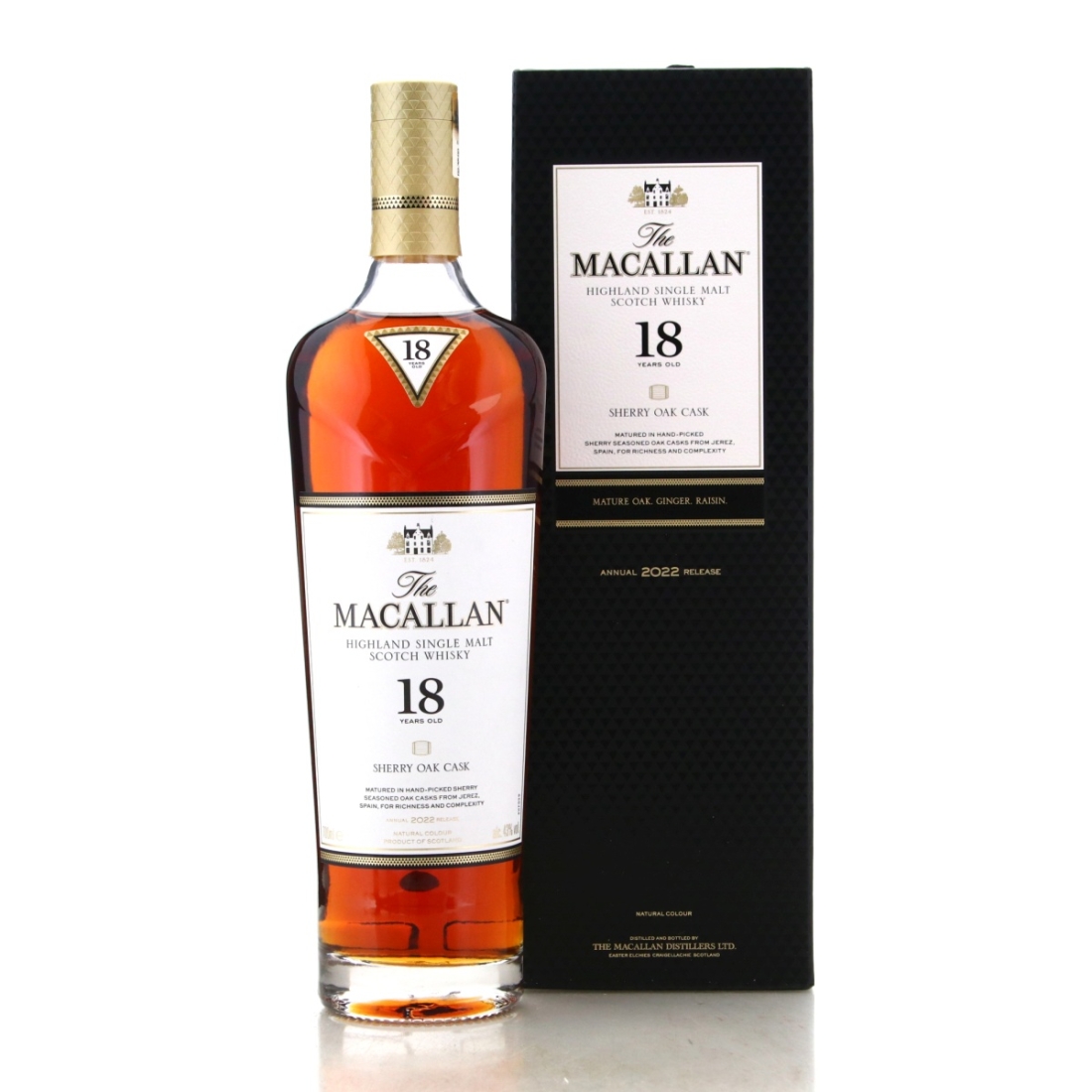 Image for Macallan Sherry Oak Cask 18 Year Old Annual 2022 Release