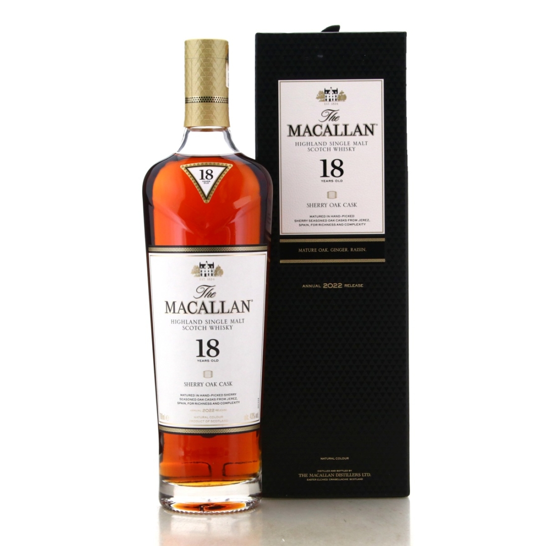 Image for Macallan Sherry Oak Cask 18 Year Old Annual 2022 Release