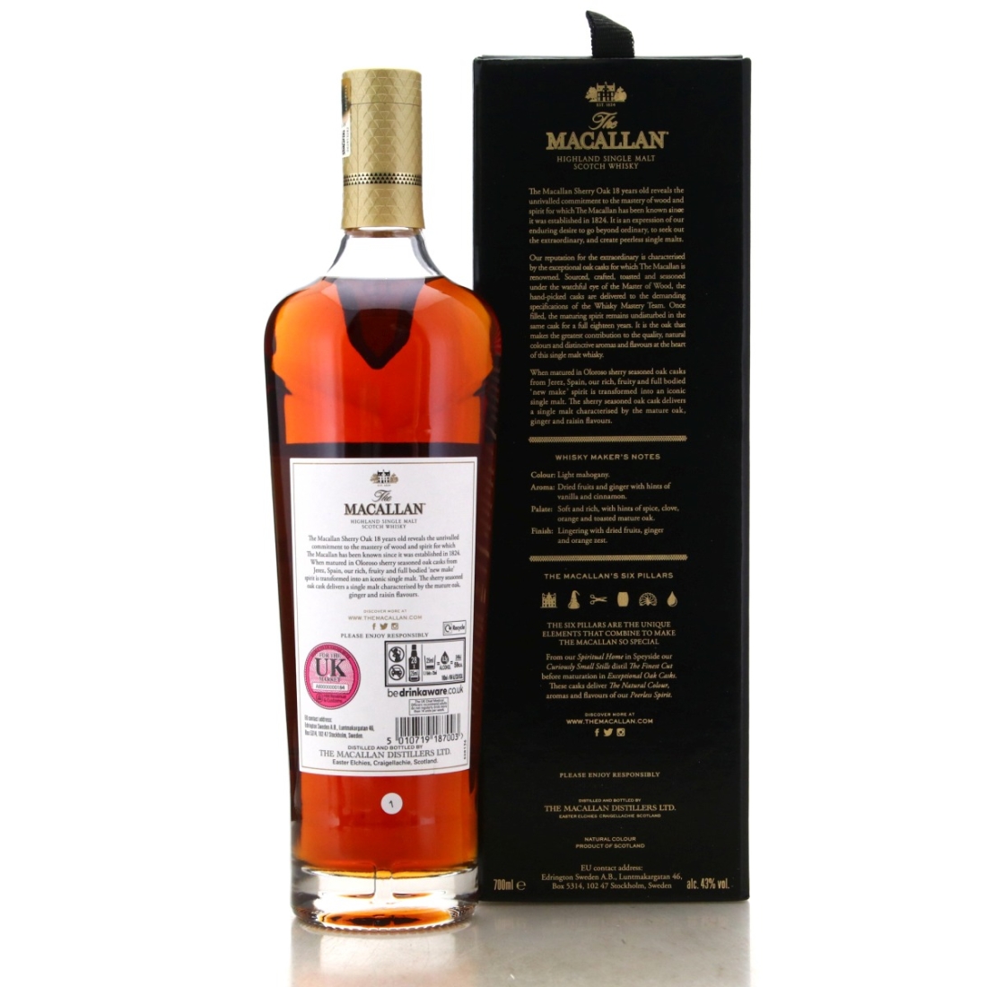 Image for Macallan Sherry Oak Cask 18 Year Old Annual 2022 Release