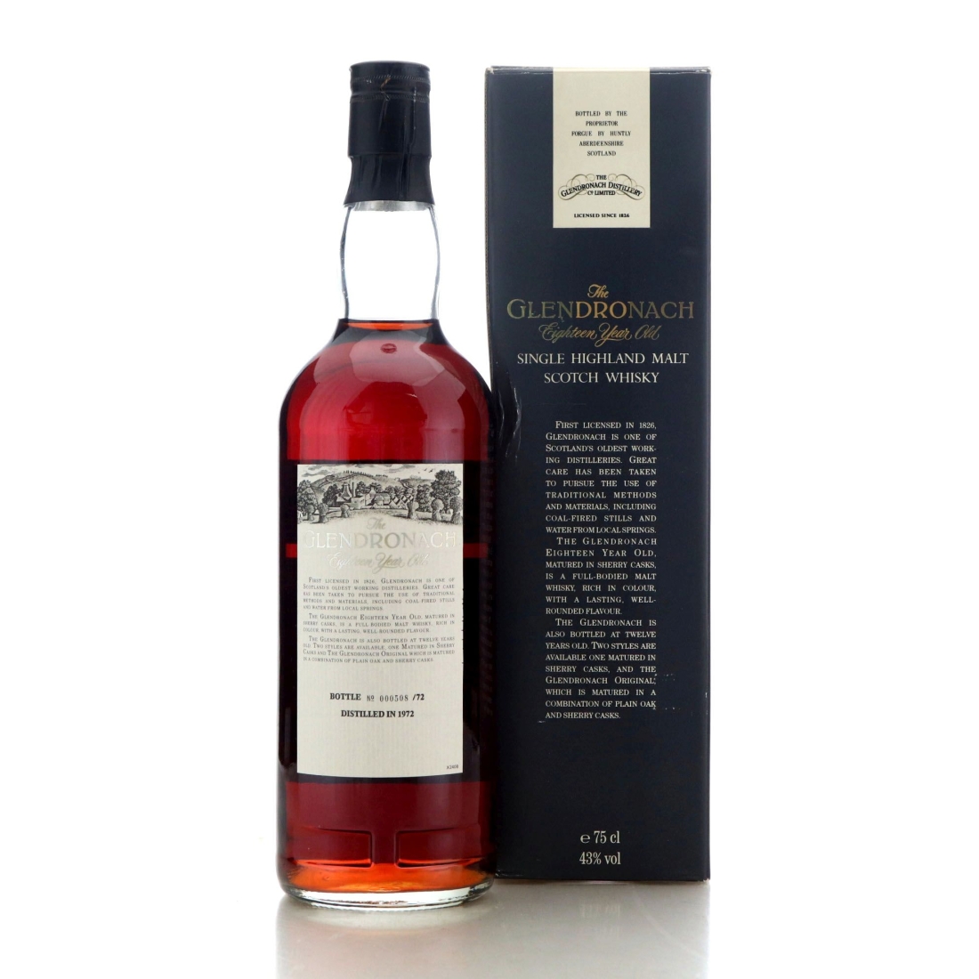 Image for Glendronach 1972 18 Year Old