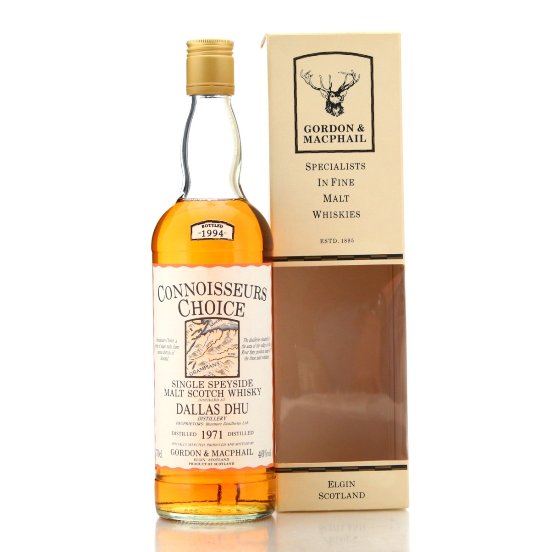 Image for Dallas Dhu 1971 Connoisseurs Choice