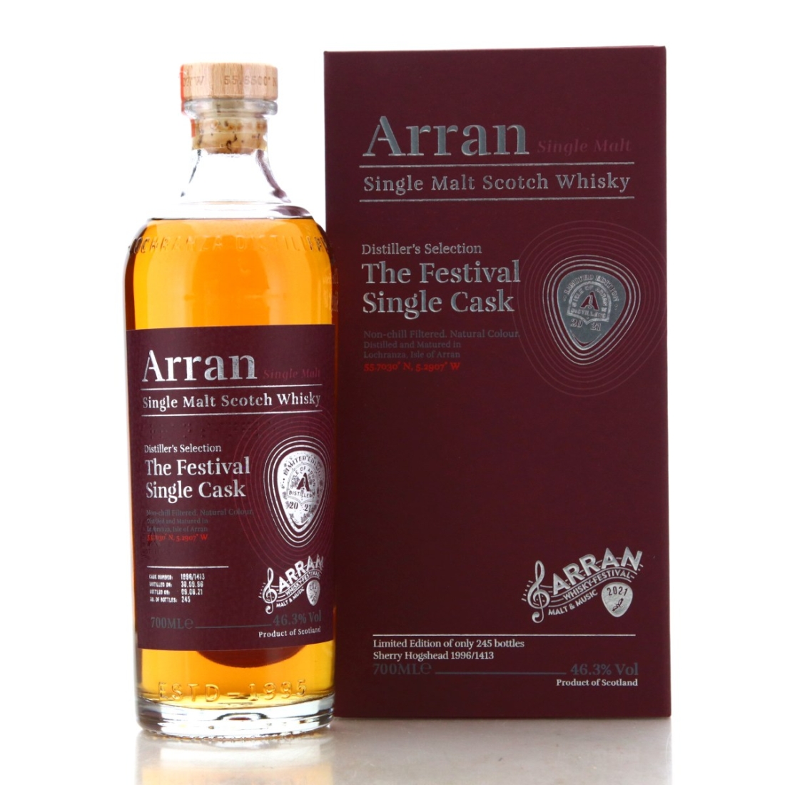Image for Arran 1996 Distiller's Selection - The Festival Single Cask