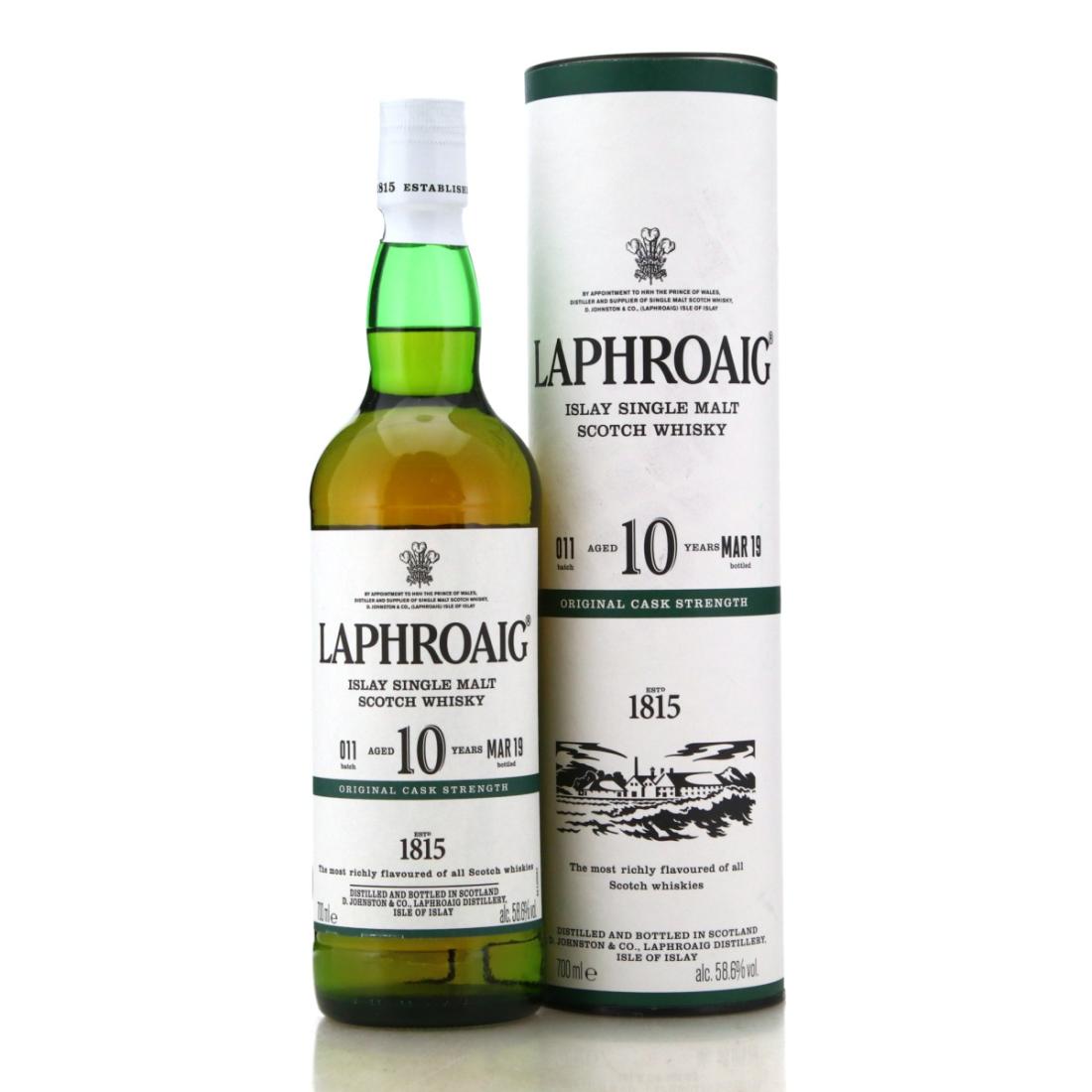 Laphroaig 10 Year Old Cask Strength Batch 011