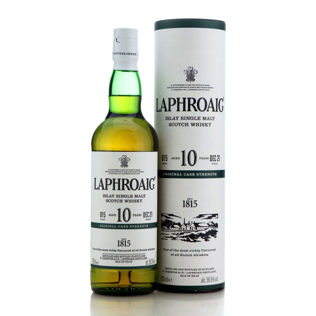 Image for Laphroaig 10 Year Old Cask Strength Batch #015