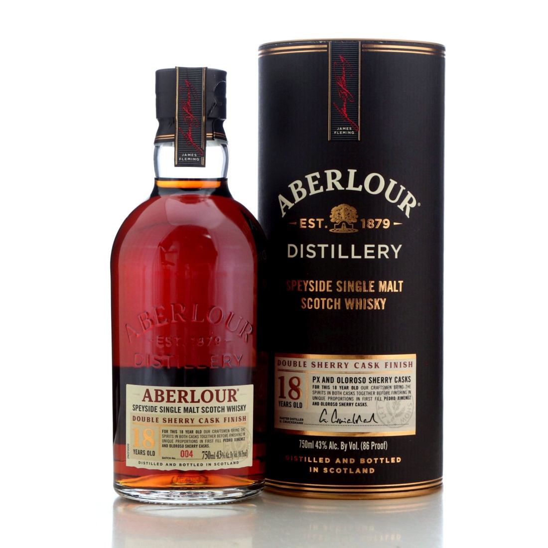 Image for Aberlour 18 Year Old Double Sherry Cask Finish Batch No.004